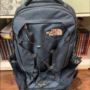 North Face Navy Blue Backpack